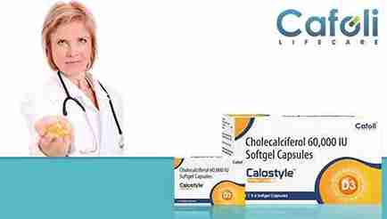 Calostyle D3 Max Softgel at Best Price in Nutraceutical Pharma Franchise for Bone Health & Heart Support.